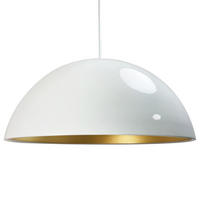 PENDELLEUCHTE Lipeo 50/23 - Weiß, Metall (23/50/23cm) - Bamyum
