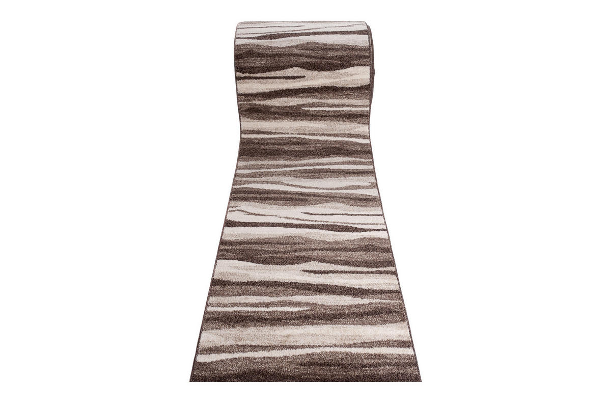 LÄUFER SARI Hellbraun 100/900 cm - Hellbraun, Textil (100/900cm) - Tapiso