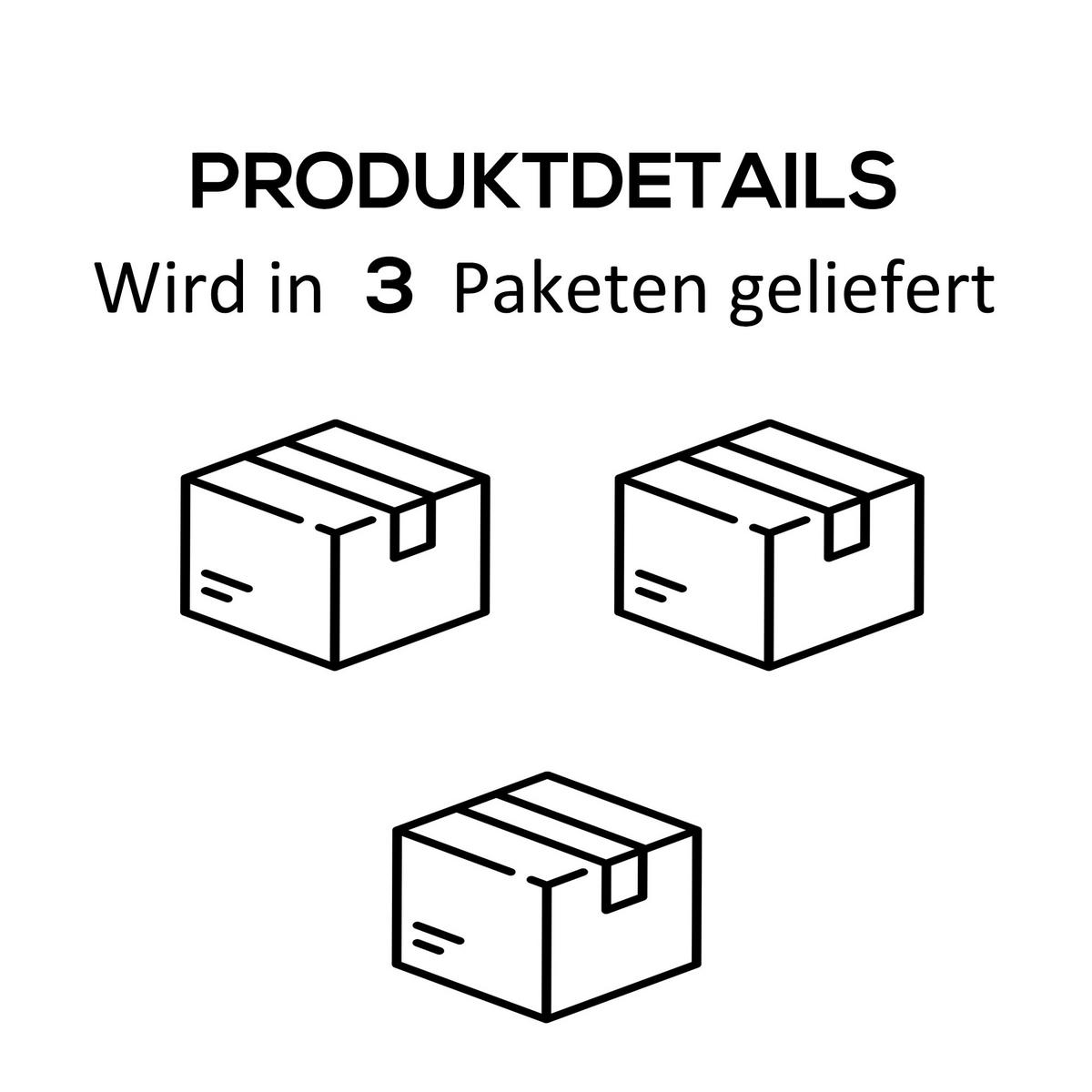POLYRATTAN Sitzgarnitur 4 tlg. Sitzgruppe Metall Luxus Schwarz - Schwarz, Kunststoff - Outsunny