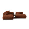 ECKSOFA modular links Martina aus Cord ziegelrot 2 Sitzplätze - Orange, Textil (176/285cm) - Micadoni