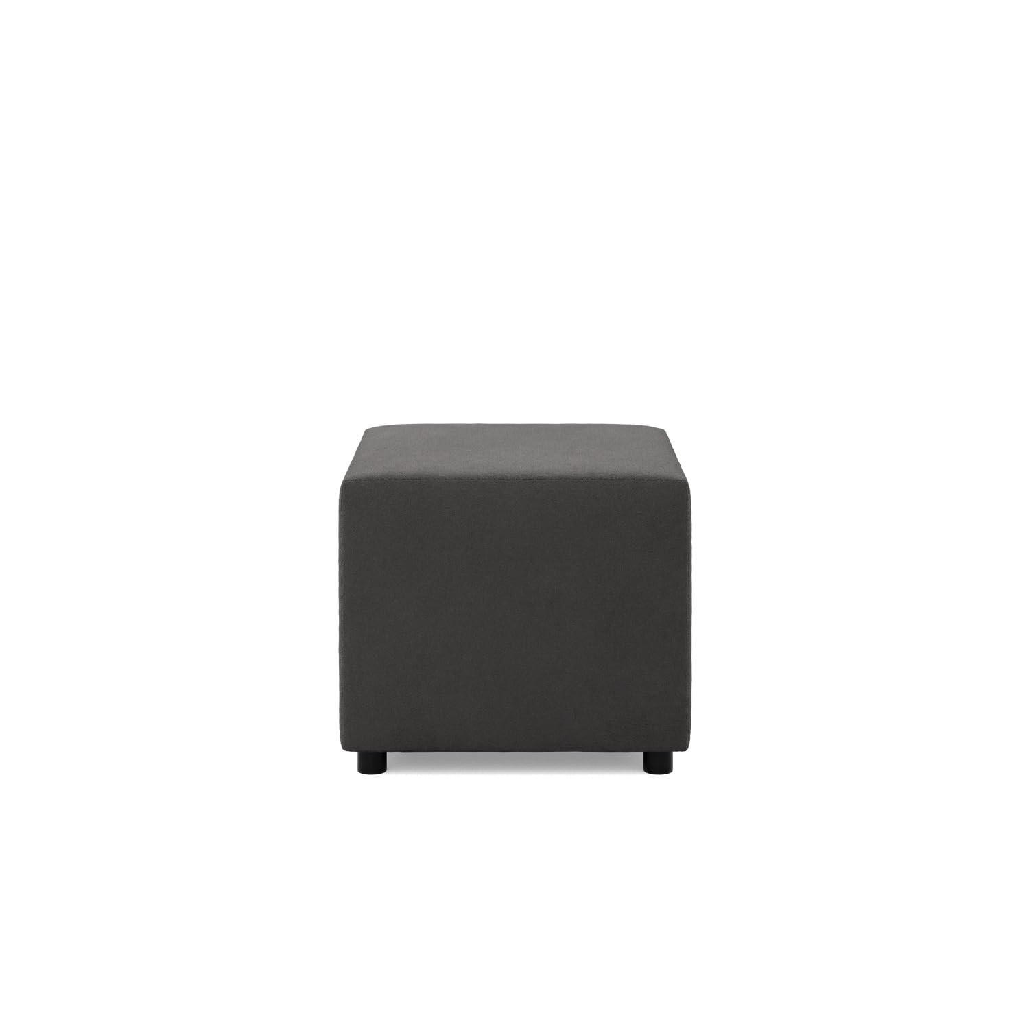 SITZPOUF 50 X 50 NEO, Grau - Grau, Textil (51/40/51cm)