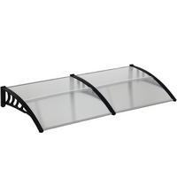 MARKISE Transparent 200.0/96.0/27.0cm - Transparent, Kunststoff (96/27/200cm)
