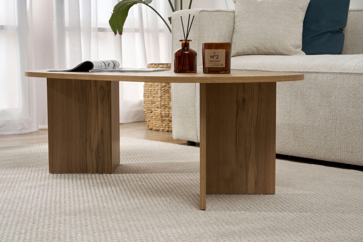 COUCHTISCH Sable Eiche - Eichefarben, Holz (60/119/40cm) - Habitat Garten