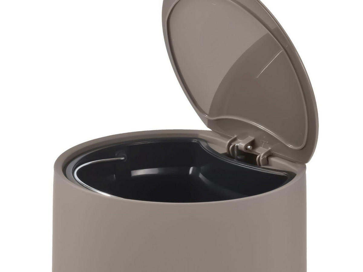 BAD ACCESSOIRES SET Nova ONE 3tlg. taupe - Braun, Kunststoff (23/29/23cm) - Zone Denmark