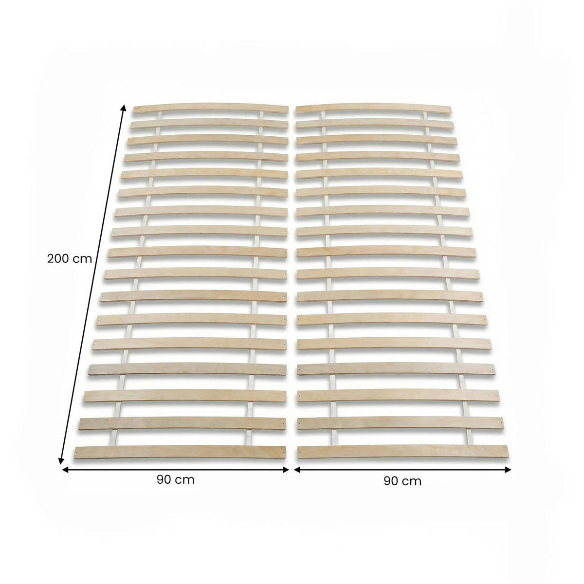 LATTENROST PASIA 90x190 cm natur - Naturfarben, Holz (90/190cm) - IDIMEX