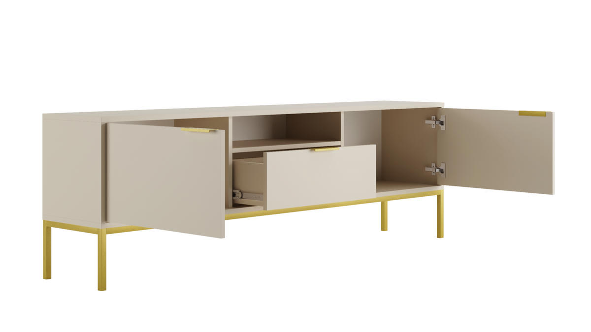 LOWBOARD Austin II 33/56,4/175 cm - Beige, Holzwerkstoff (33/56/175cm) - Kocot Kids