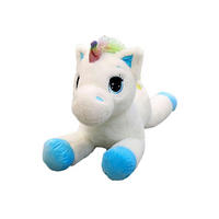 PLÜSCHTIER Einhorn 40 cm - Multicolor, Textil (15/40cm)