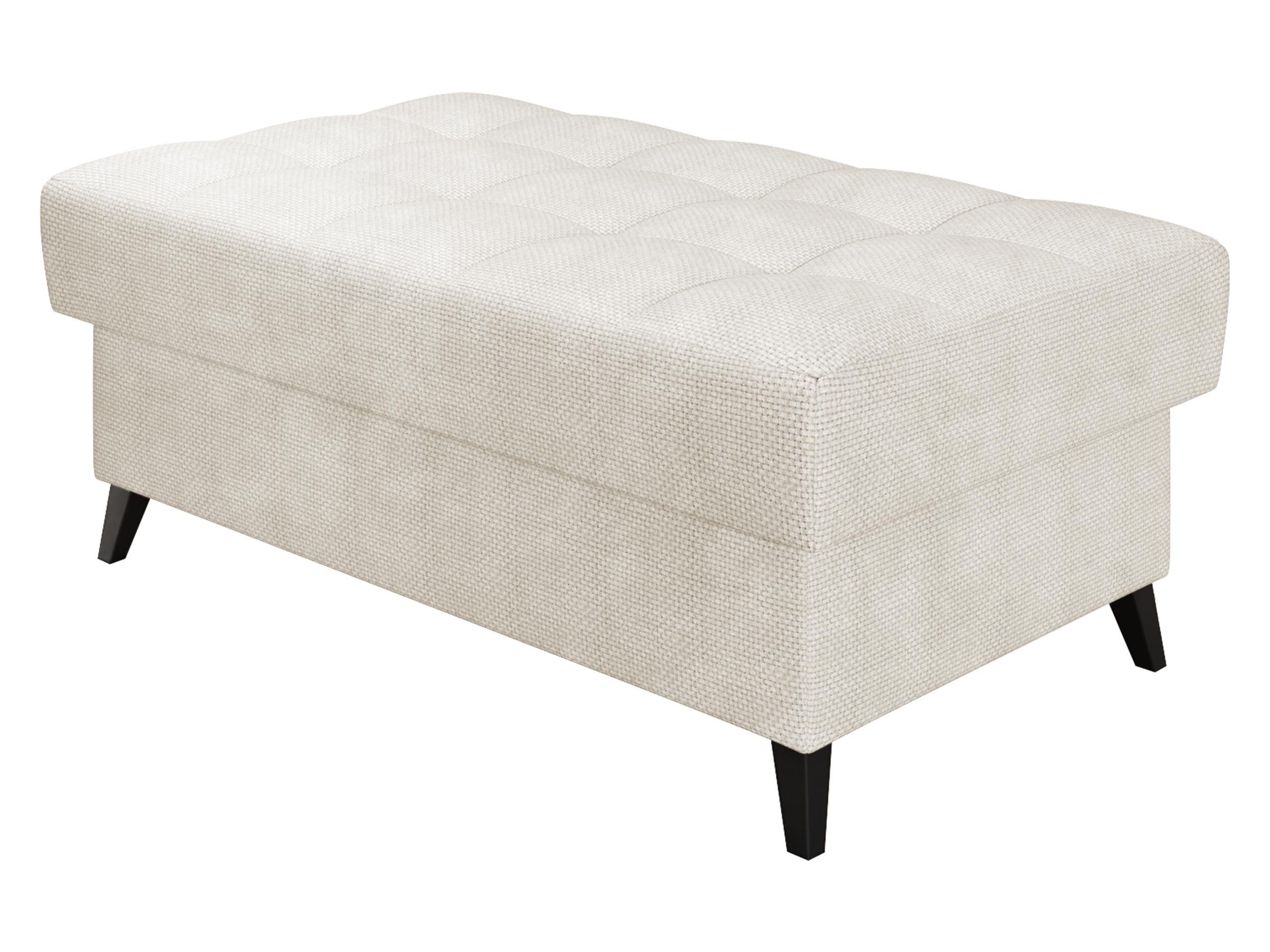 POLSTERHOCKER Nord - Schwarz/Cappuccino, Holz/Textil (106/44/67cm) - MIRJAN24
