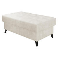 POLSTERHOCKER Nord - Schwarz/Cappuccino, Holz/Textil (106/44/67cm) - MIRJAN24
