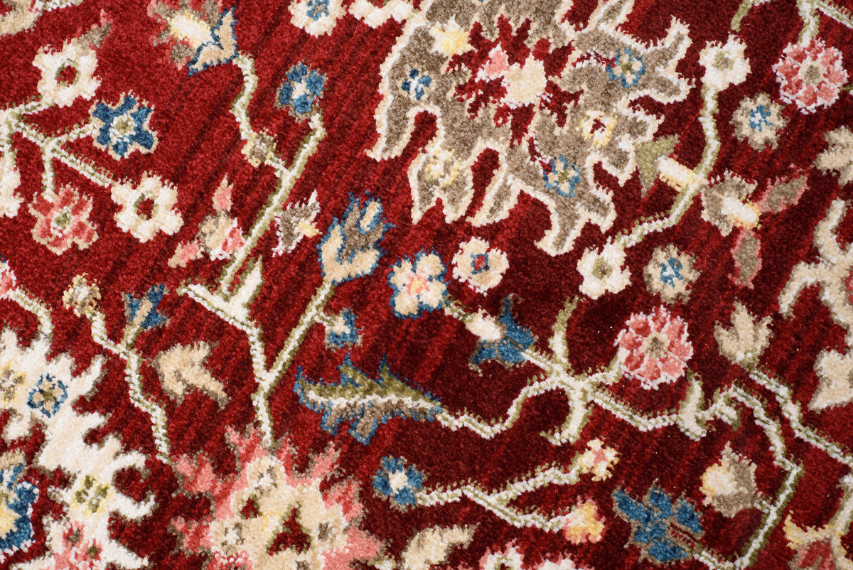TEPPICH RIVIOLI Rot 160/225 cm - Rot, Textil (160/225cm) - Tapiso