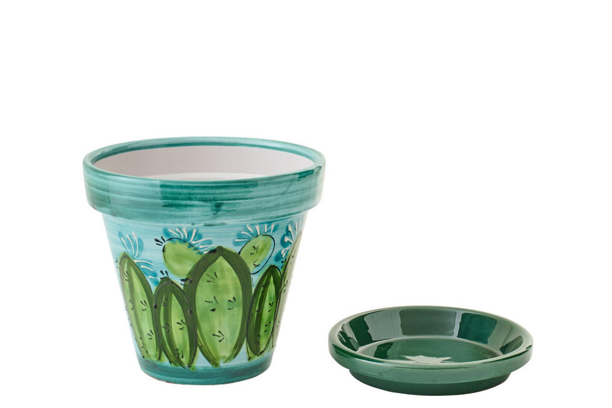 BLUMENTOPF MULTI - Multicolor, Keramik (27/25cm) - J-Line