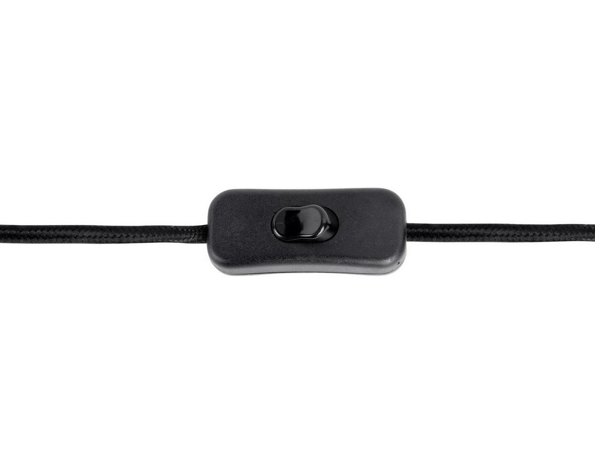 TISCHLAMPE Alma Ø 23 cm - Schwarz, Keramik (23/23/33cm) - Leitmotiv