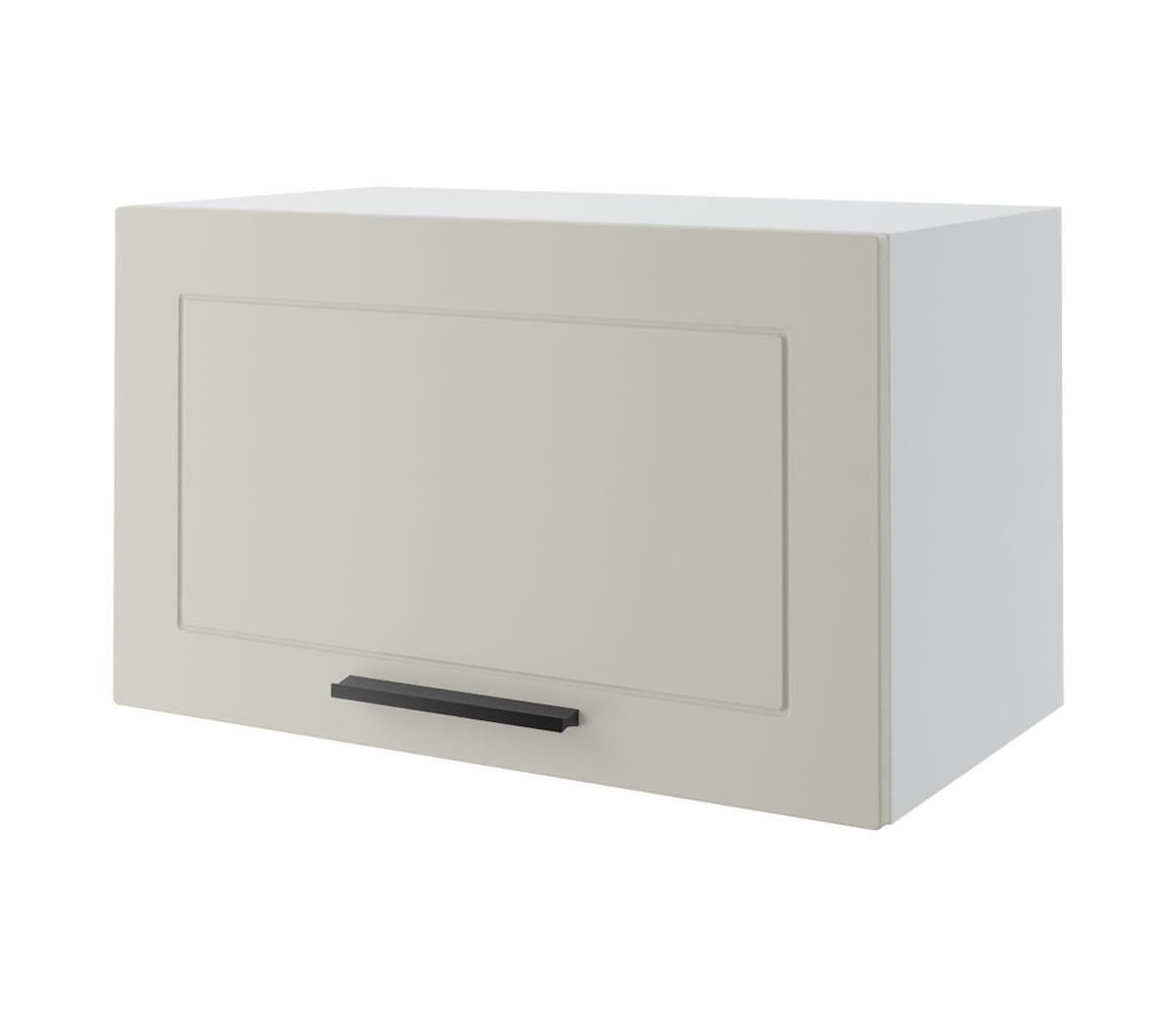 KLAPPHÄNGESCHRANK Kvantum W4B/60 Vanille Matt / Weiß Matt 60 / 32,5 / 36cm - Creme/Weiß, Holz/Holzwerkstoff (60/36/32.5cm) - Feldmann-Wohnen