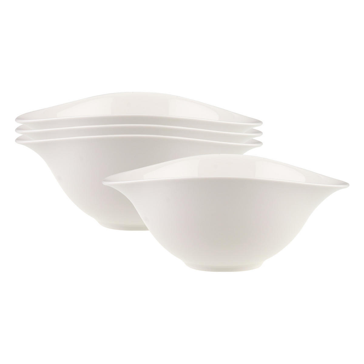 SALATSCHALEN Vapiano weiß 780 ml 4er Set - Weiß, Keramik (1cm) - Villeroy & Boch