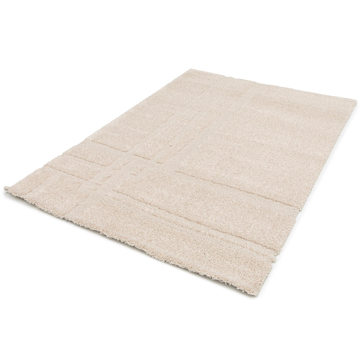 DESIGN-TEPPICH weich und dick beige - Beige, Textil (120/170cm) - AFK Living
