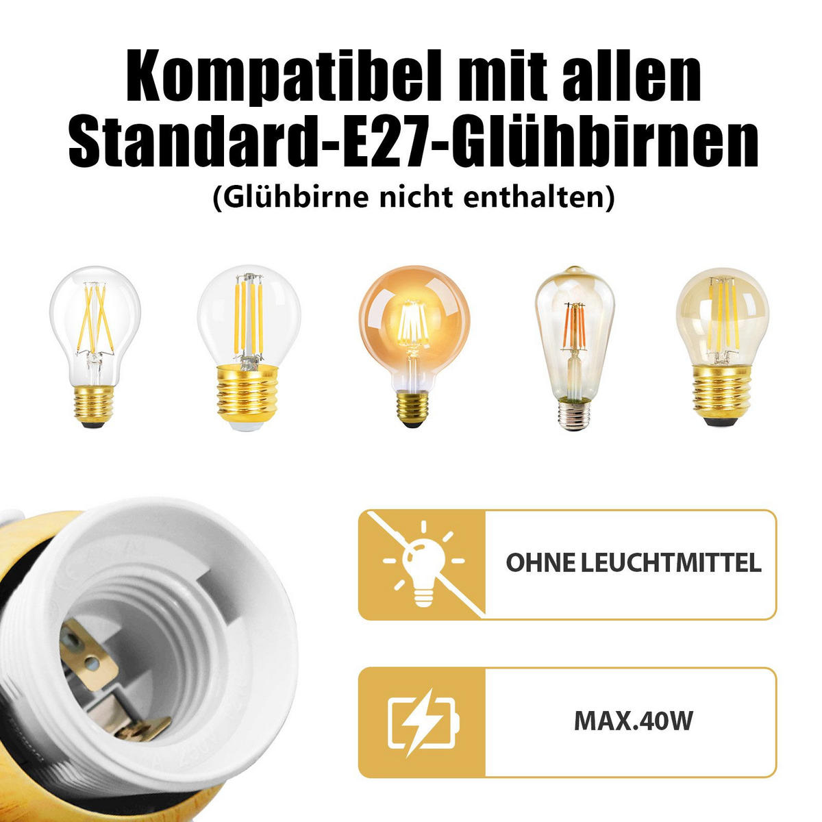 STRAHLER Forrester 18/12/15 cm - Weiß, Metall (18/12/15cm) - Nettlife