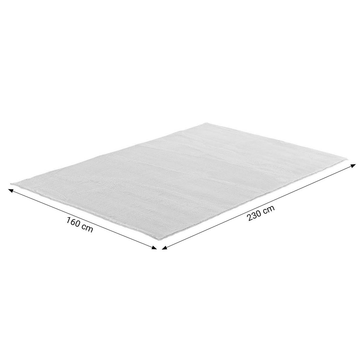 TEPPICH in Grau 160/230 cm waschbar - Grau, Textil (160/230cm) - Homestyle4u