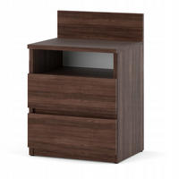 NACHTTISCH - Wenge - Wengefarben, Holz (40/59/32cm) - Stiv Meble