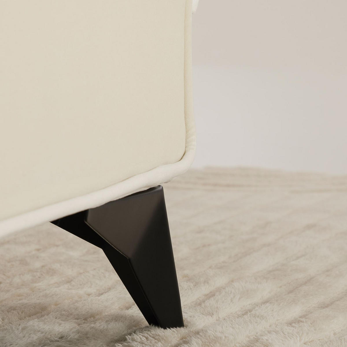 POLSTERBETT LAVORO 90X200 CM - Creme, Textil (90/200cm) - IDIMEX