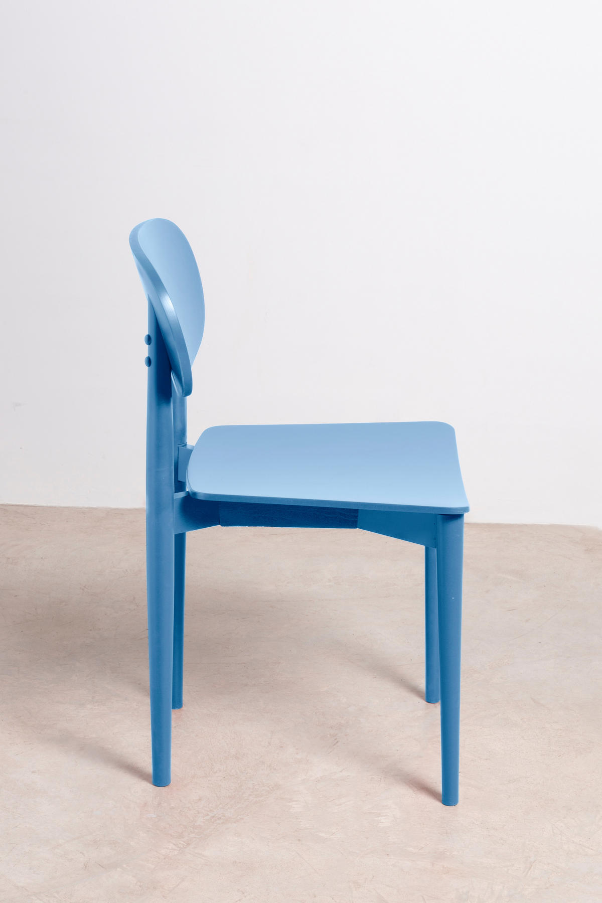 STUHL aus massivem Buchenholz in Cornish-Blau SANDRO - Hellblau, Holz (43/80/50cm) - RNT By Really Nice Things
