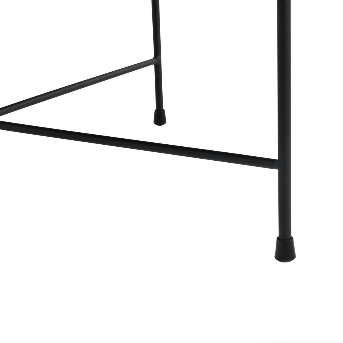 COUCHTISCH Tauranga 60/60/40 - Grau, Metall (60/60/40cm) - [en.casa]
