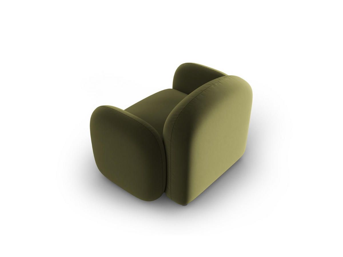 SESSEL Blair aus Samt hellgrün - Hellgrün, Textil (87/80/119cm) - Micadoni