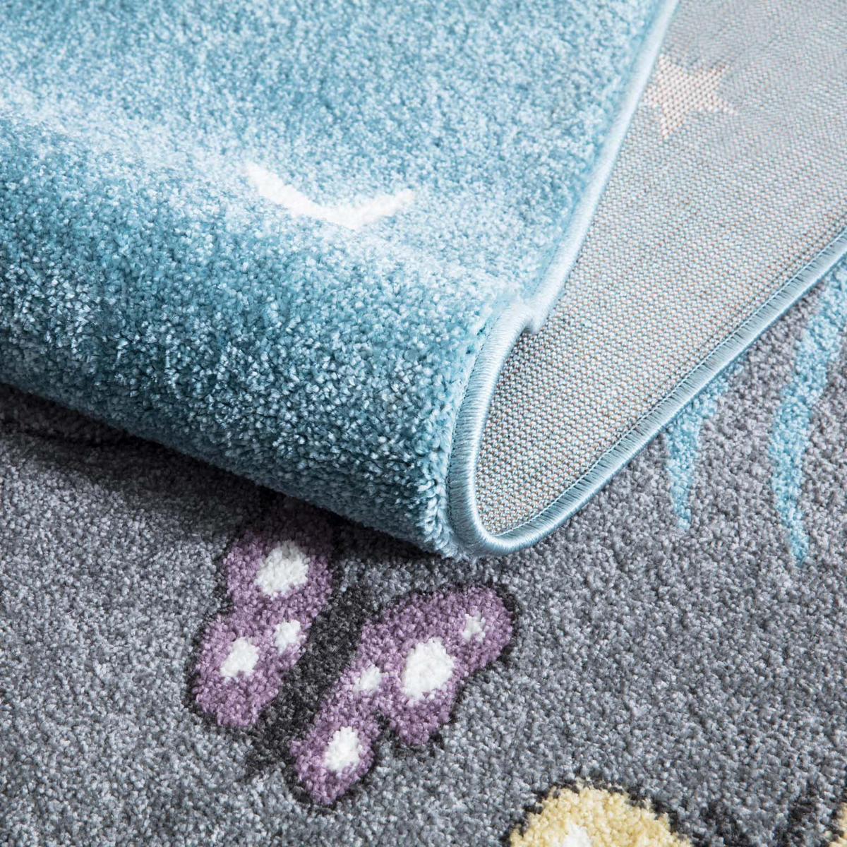 KINDERTEPPICH Anime 916 Blau 190x280 cm - Blau, Textil (190/280cm) - carpet city