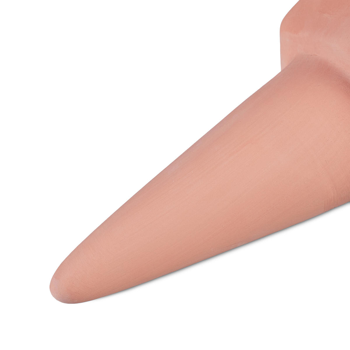 4XTONKEGEL - Hellbraun, Keramik (9.5/19/9cm) - Relaxdays