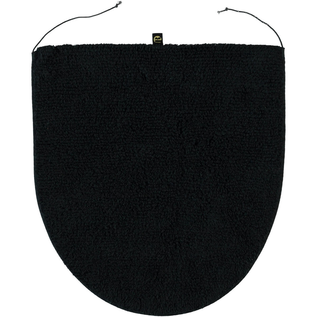 WC-DECKELBEZUG PRESTIGE SCHWARZ - 15 - Schwarz, Textil (45/50cm) - Rhomtuft