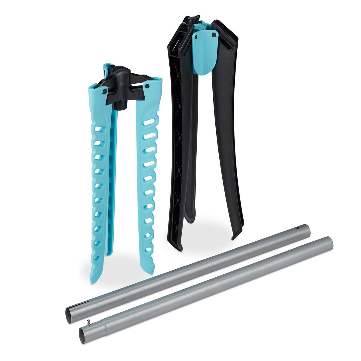 ŽEHLIACI sušiak - viacfarebná, kov/plast (56.5/128/56.5cm) - Relaxdays