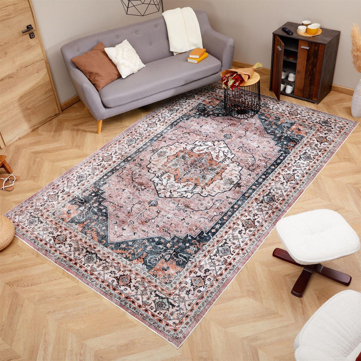 TEPPICH TRADITIONAL - Rotbraun, Textil (200/300cm) - IDIMEX