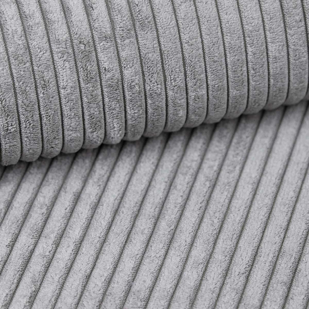 ECKSOFA Declan Mit Schlaffunktion - Hellgrau, Holzwerkstoff/Textil (277/203cm) - Fun Möbel