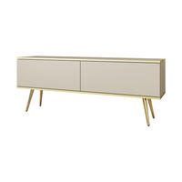 LOWBOARD – 135 cm – Oro – Mit Füßen – TV-GEN0300 - Beige, Holzwerkstoff (135/30/32cm) - hi-markt