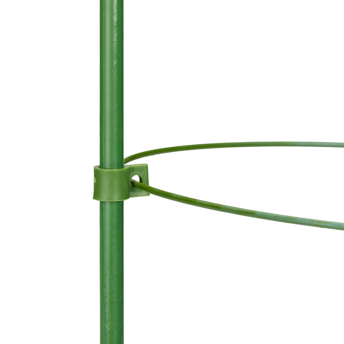 4XOPORA za rastline - zelena, kovina/umetna masa (20/60/20cm) - Relaxdays