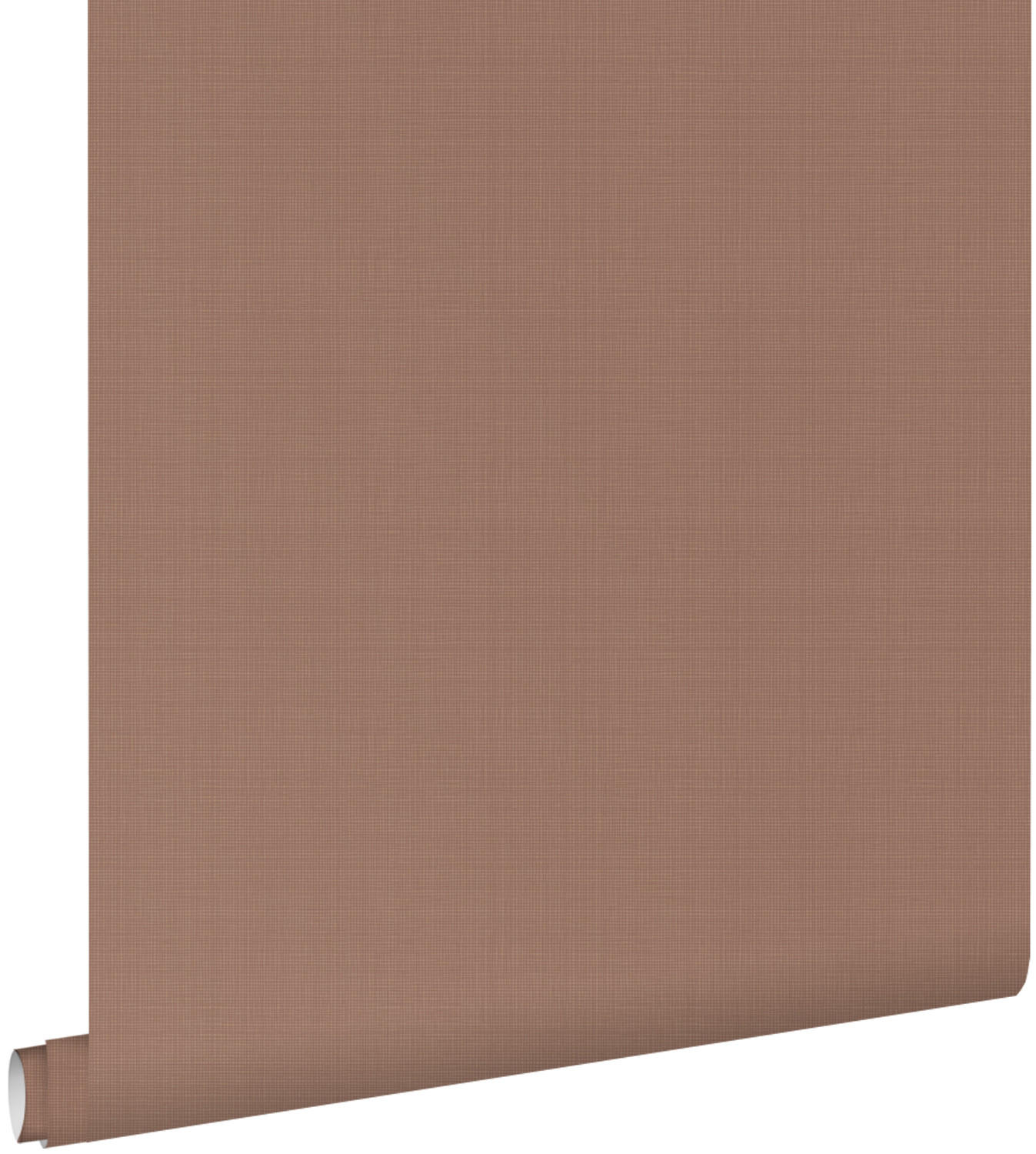 TAPETE Leinen-Optik 53 cm x 10.05 m - Terracotta, Papier (53/1000cm) - ESTAhome