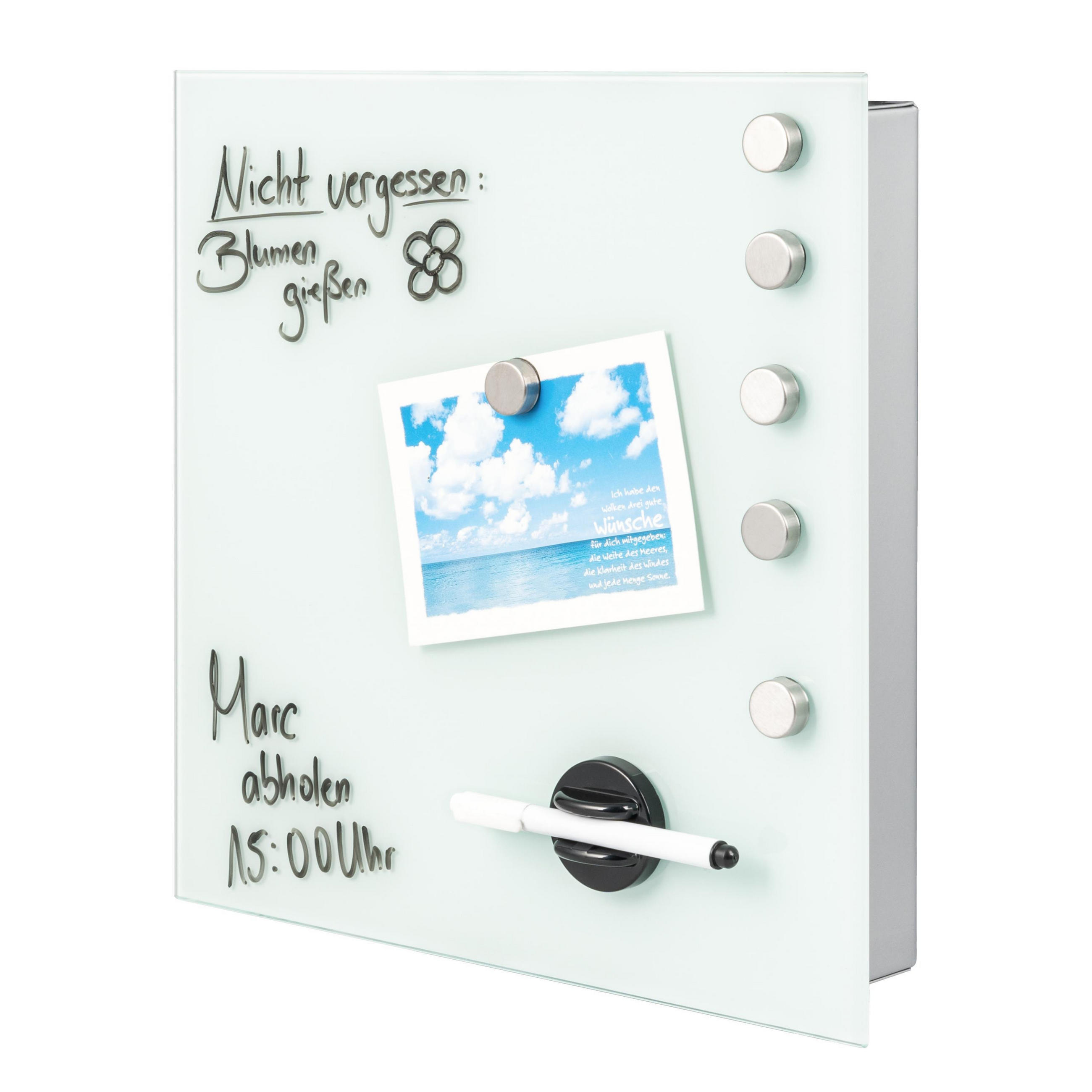 SCHLÜSSELKASTEN, weiß, Metall - Weiß, Metall (35/35/5cm) - bremermann