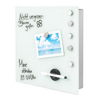 SCHLÜSSELKASTEN, weiß, Metall - Weiß, Metall (35/35/5cm) - bremermann