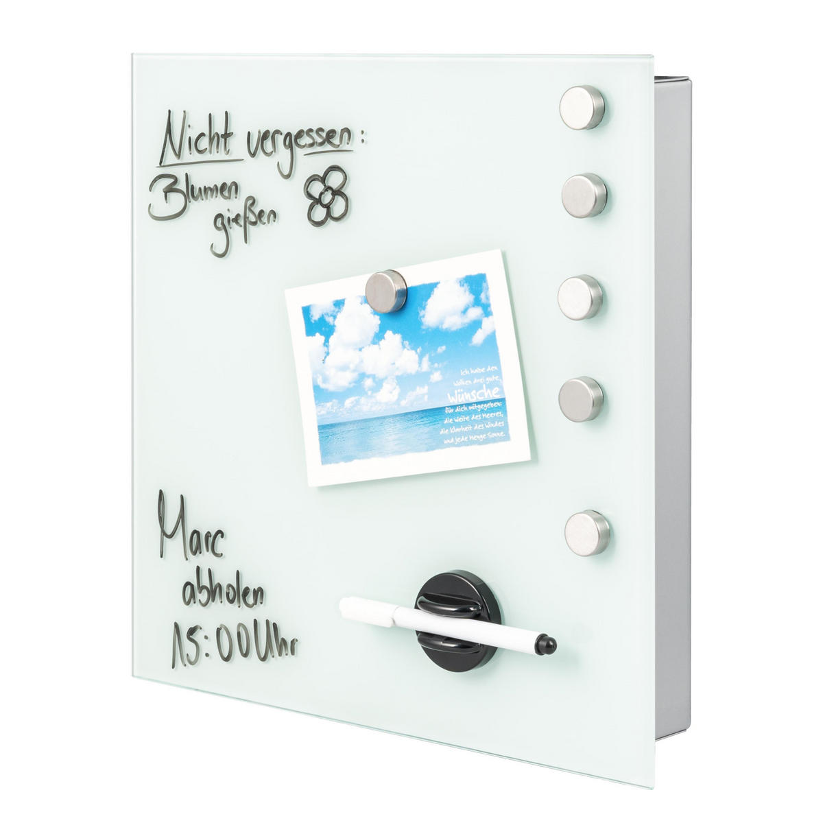 SCHLÜSSELKASTEN, weiß, Metall - Weiß, Metall (35/35/5cm) - bremermann