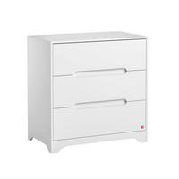 DJEČJA KOMODA Ova Bijeli - bijela, drvni materijal (88.5/89.5/52cm) - Petits-meubles
