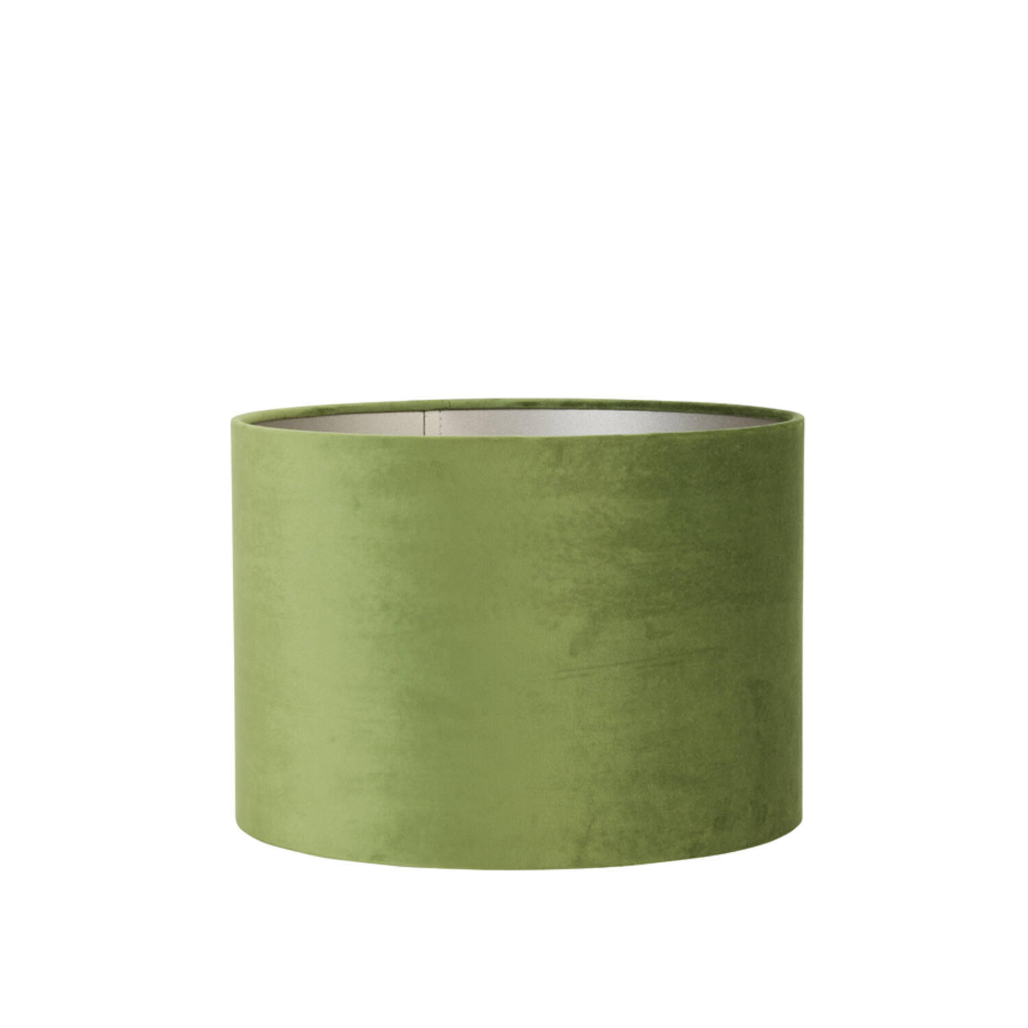 LAMPENSCHIRM - Grün - 25/25/18 cm - Grün, Textil (25/25/18cm) - Light & Living
