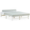 HOLZBETT Palettenbett 140/200 cm weiß - Weiß, Holz (140/200cm) - Homestyle4u
