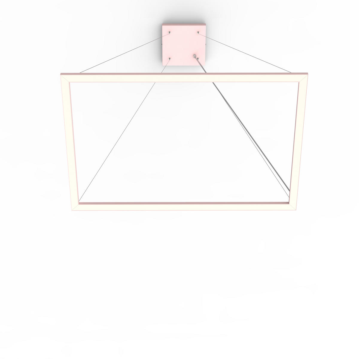LED-HÄNGELEUCHTE - Pink, Metall (60/90/100cm) - Lumicom