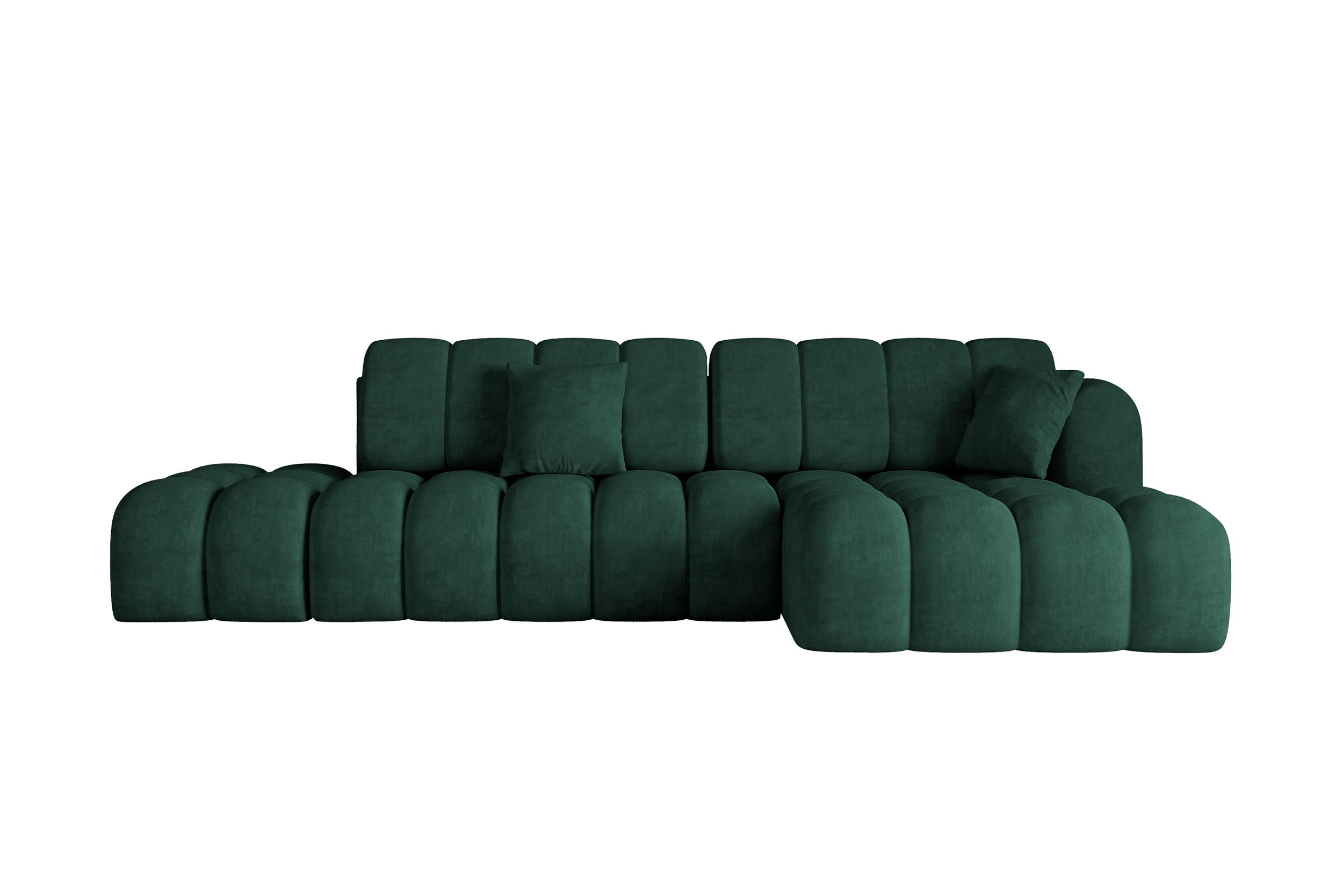Altdecor Ecksofa Hellgrün 321x164 cm