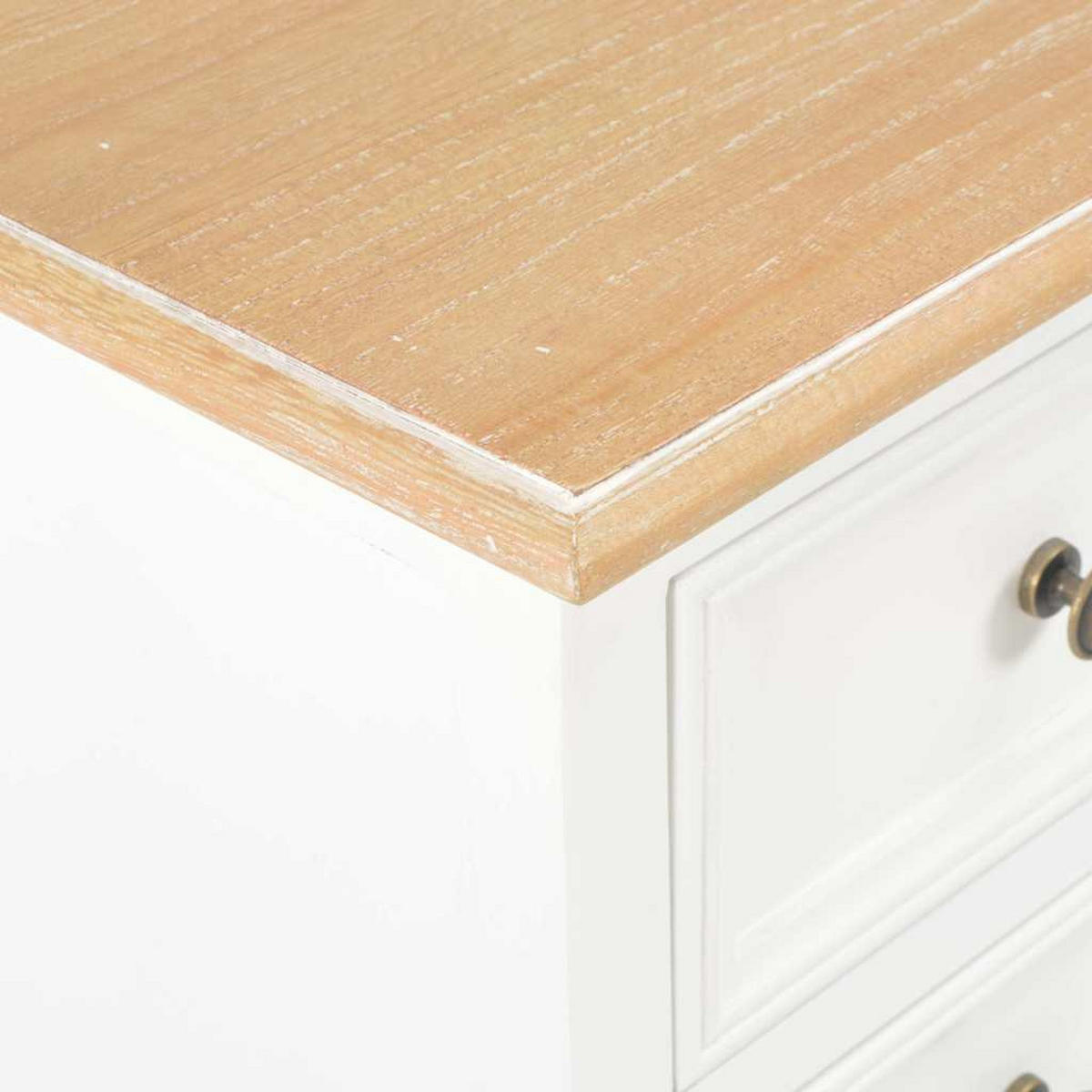 NACHTTISCHE 2Er Set Weiss 35/30/49 Cm Mdf - Weiß, Holzwerkstoff (30/49/35cm) - vidaXL