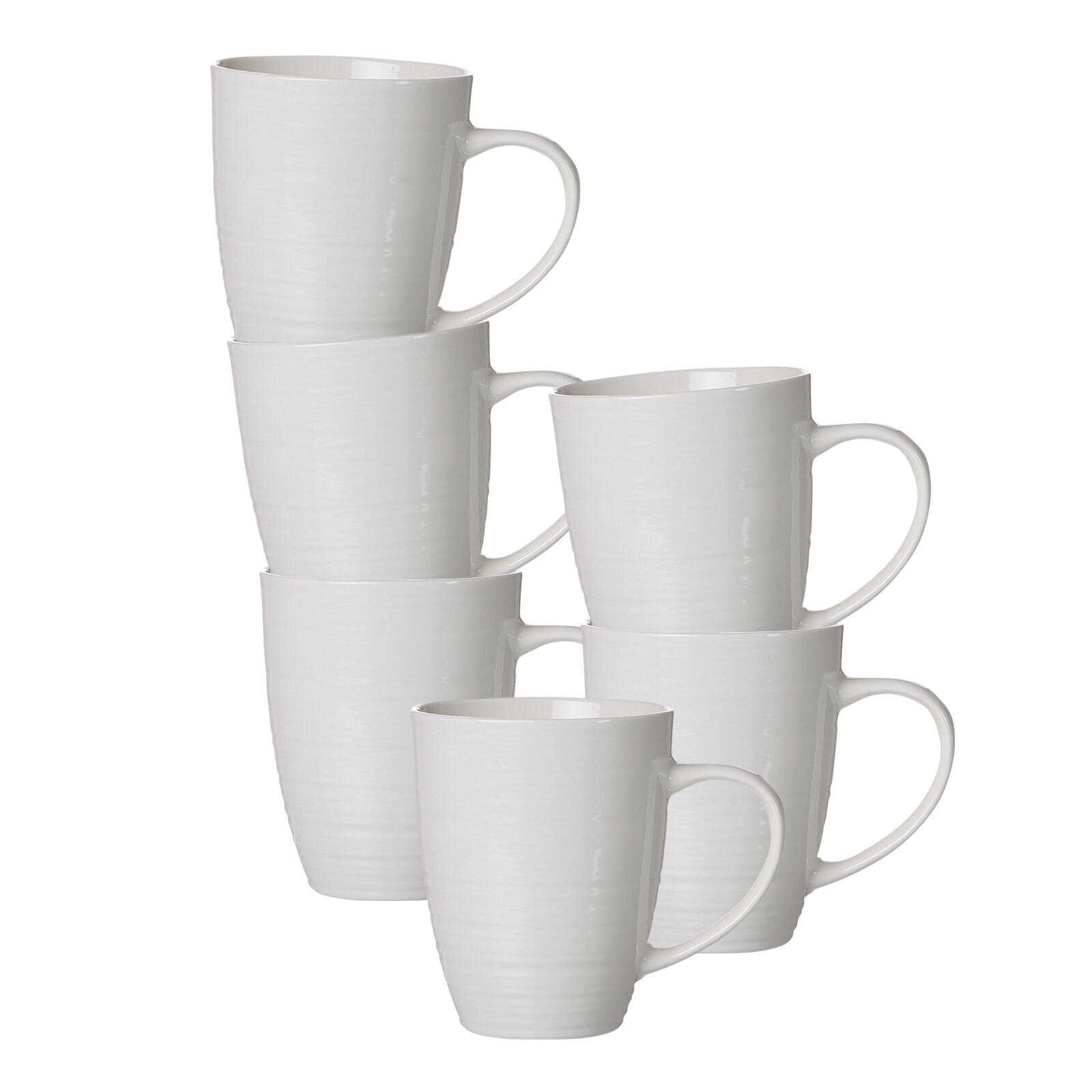 KAFFEEBECHER Suomi Beige 310 ml 6er Set - Beige, Keramik (0.31L) - Ritzenhoff Breker