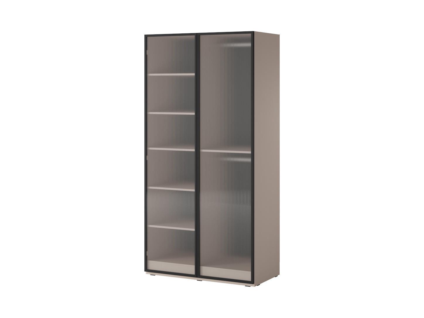 DREHTÜRENSCHRANK ATELIO 101/200/51 cm Modern Kleiderschrank 2-türig Beige - Beige, Holzwerkstoff (101/200/51cm) - MASSENO