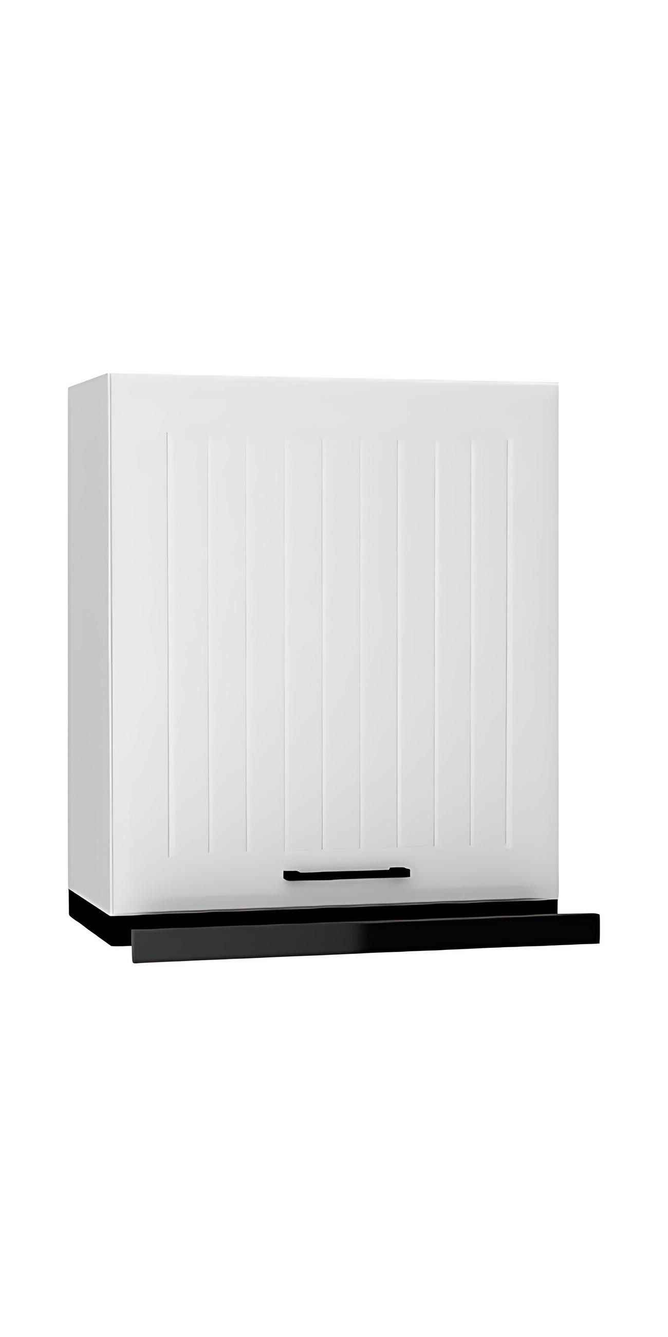 HÄNGESCHRANK W60/68 SLIM P/L OK.CZ - ARVION - Integrierter Dunstabzug - Weiß, Holz/Metall (60/68/30cm) - ROYAL24_MARKT