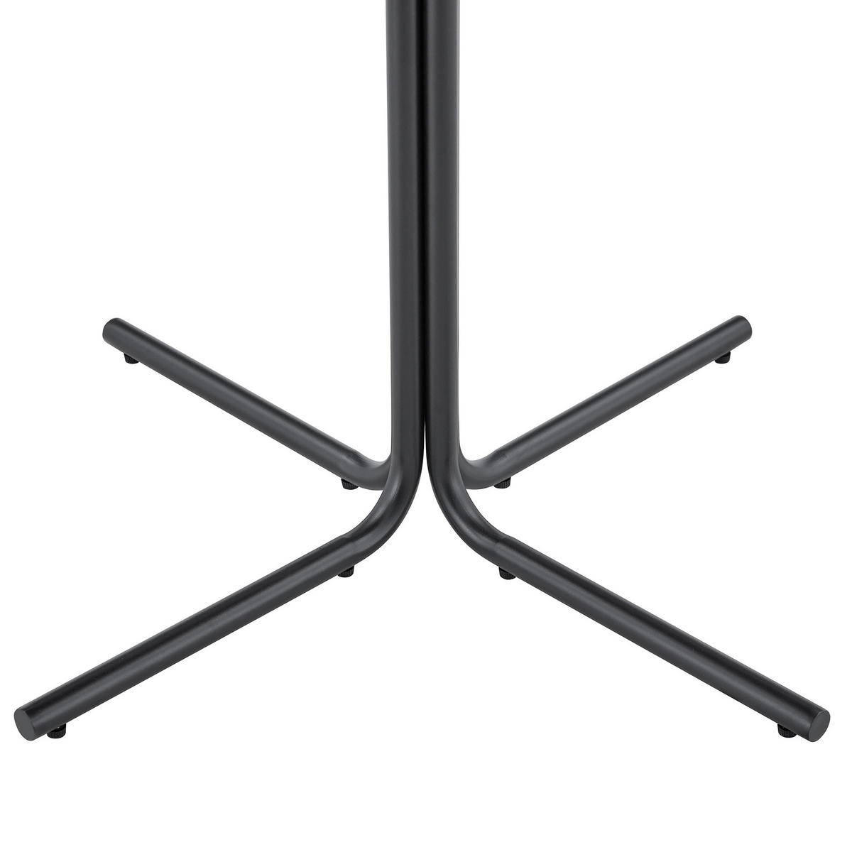 BEISTELLTISCH Tripod-Gestell DE-40071 Schwarz - Schwarz, Holzwerkstoff (85/85/76cm) - ComfortXL