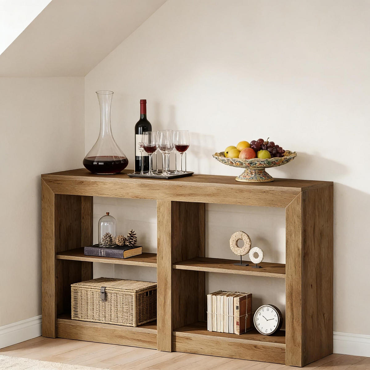 KONSOLENTISCH Braun 150/35/85 cm - Braun, Holzwerkstoff (35/150/85cm) - PANGIVO