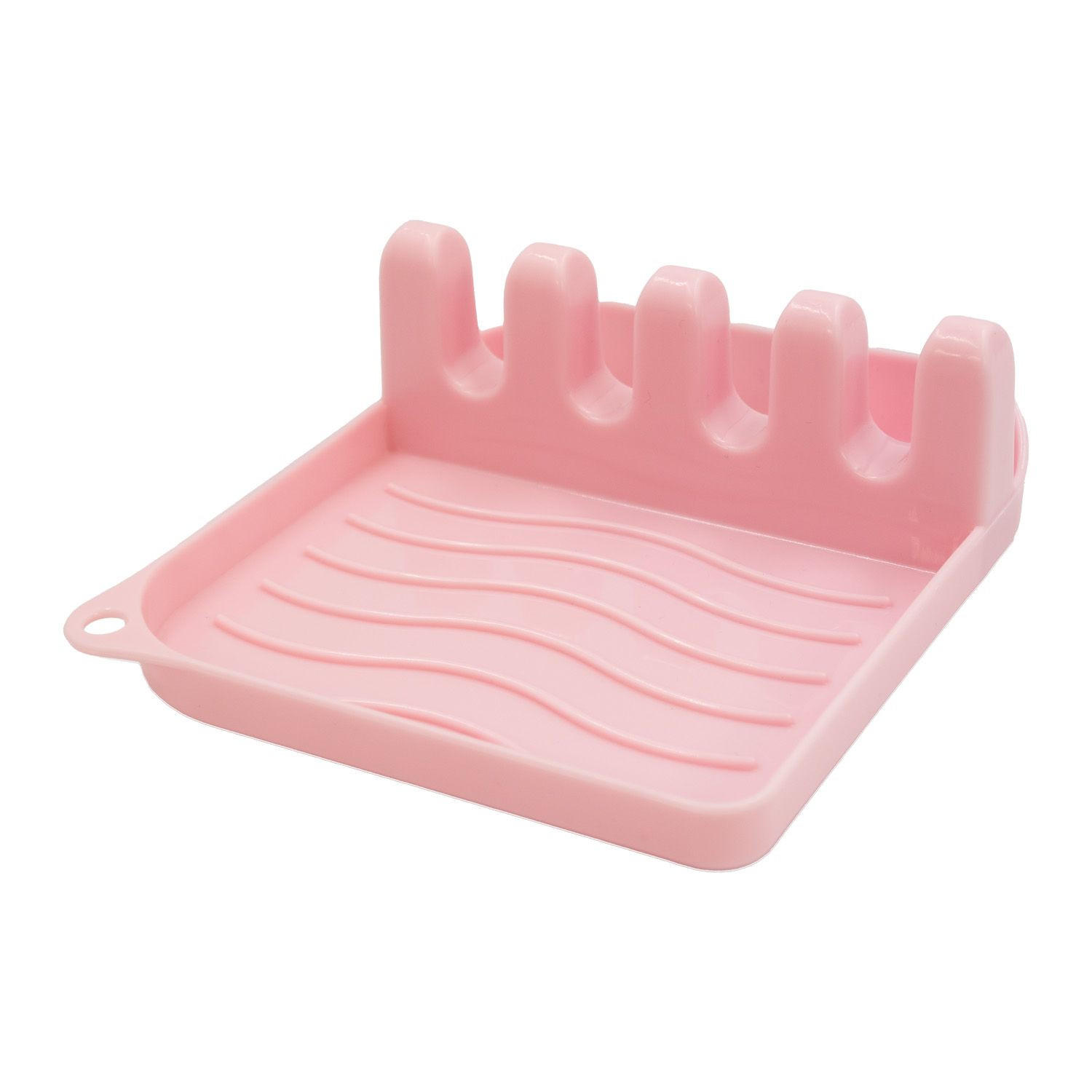 KOCHLÖFFELABLAGE - Rosa, Kunststoff (12.5/4.8/14cm) - Intirilife